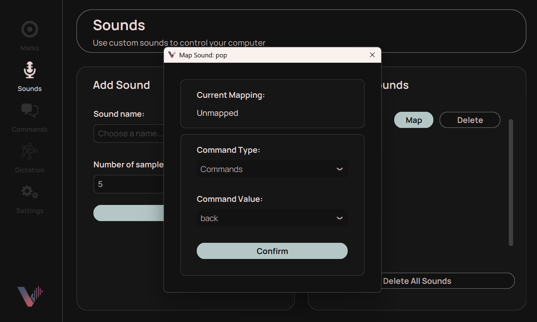 Map Sound Interface